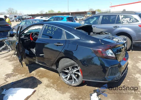 2019 Honda Civic Si из США, поврежденный, VIN 2HGFC1E5XKH705996